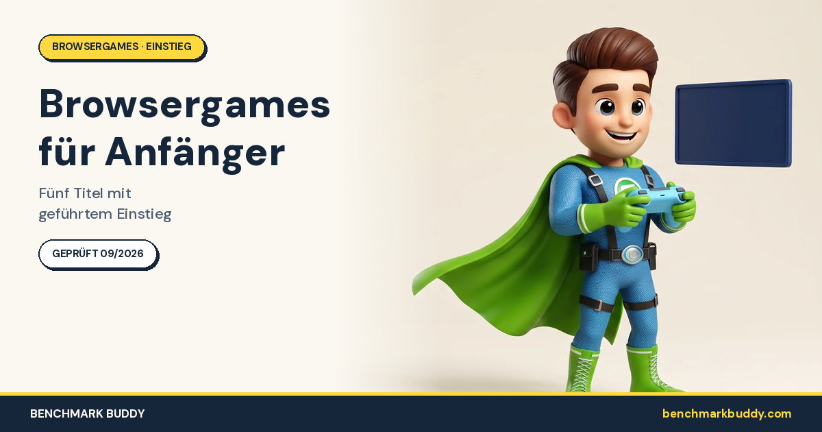 Beste Browsergames für Anfänger 2026: 5 Spiele mit einfachem Einstieg