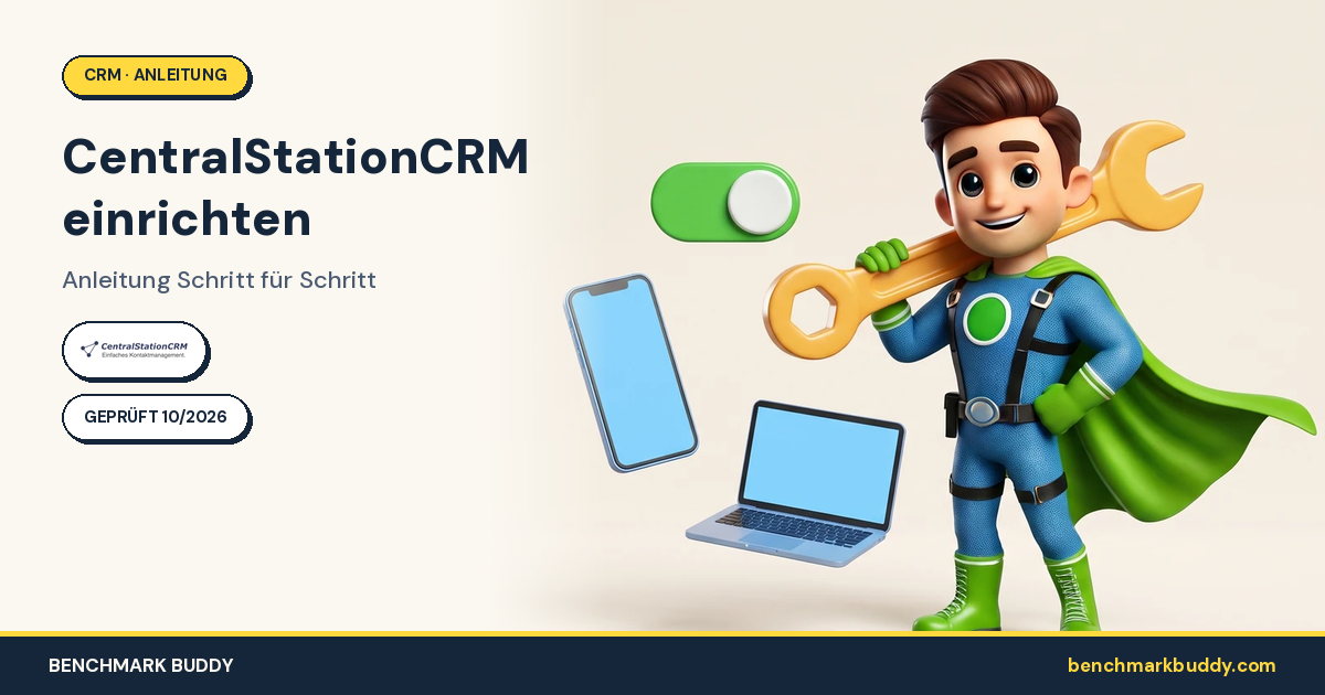 CentralStationCRM einrichten 2026: Anleitung Schritt für Schritt