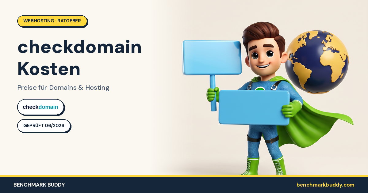 checkdomain Kosten 2026: Preise für Domains & Hosting
