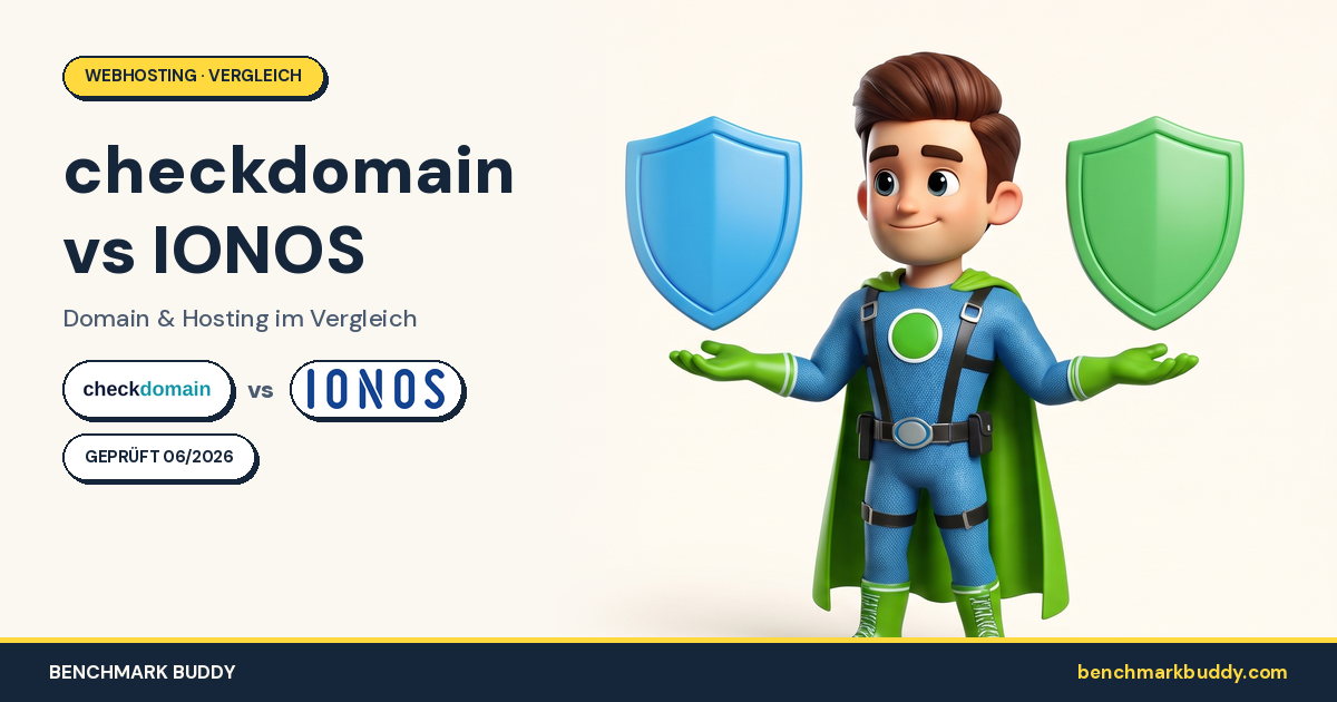 checkdomain vs IONOS 2026: Domain & Hosting im Vergleich