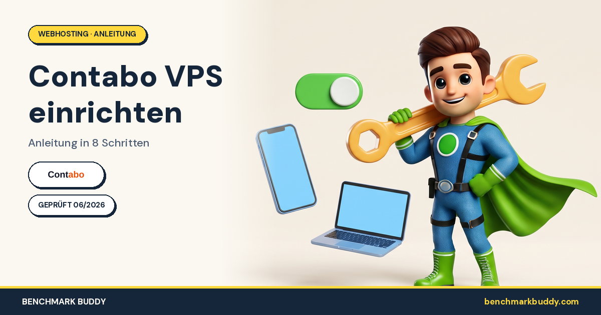 Contabo VPS einrichten 2026: Anleitung in 8 Schritten