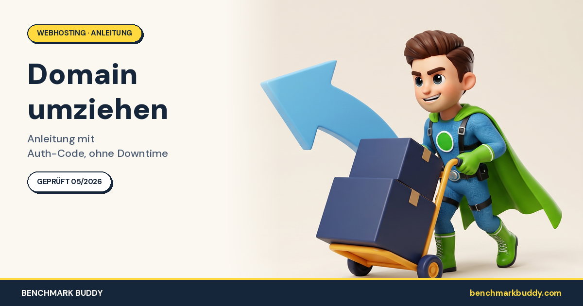 Domain umziehen 2026: Anleitung mit Auth-Code – ohne Downtime