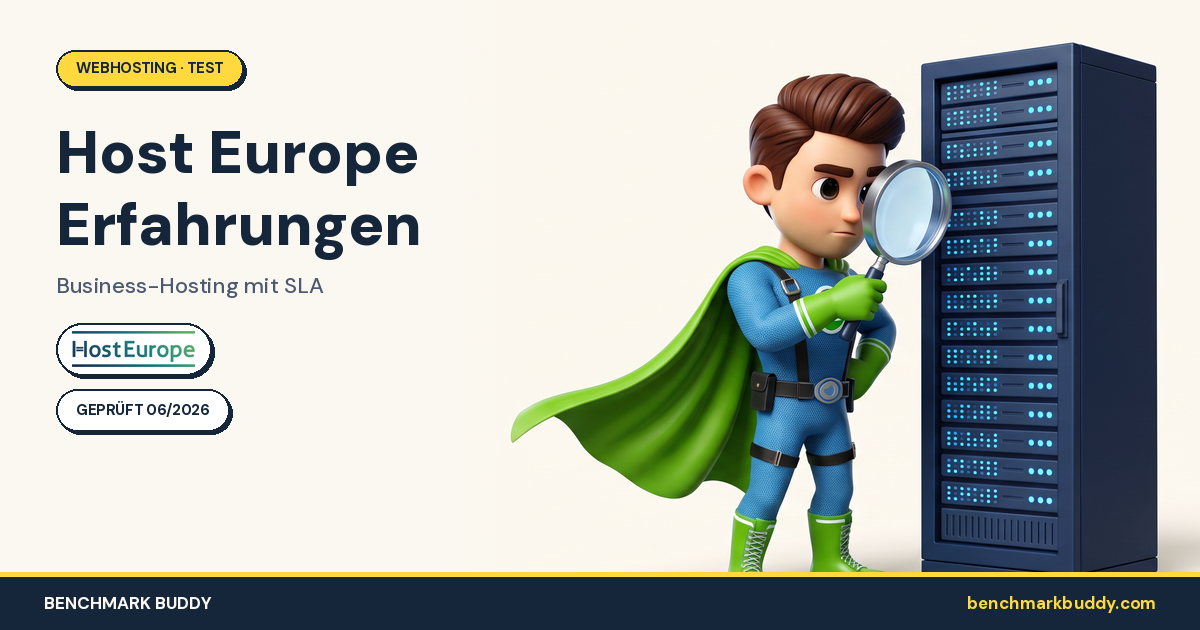 Host Europe Erfahrungen 2026: Business-Hosting mit SLA