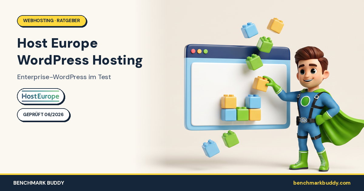 Host Europe WordPress Hosting 2026: Enterprise-WordPress im Test