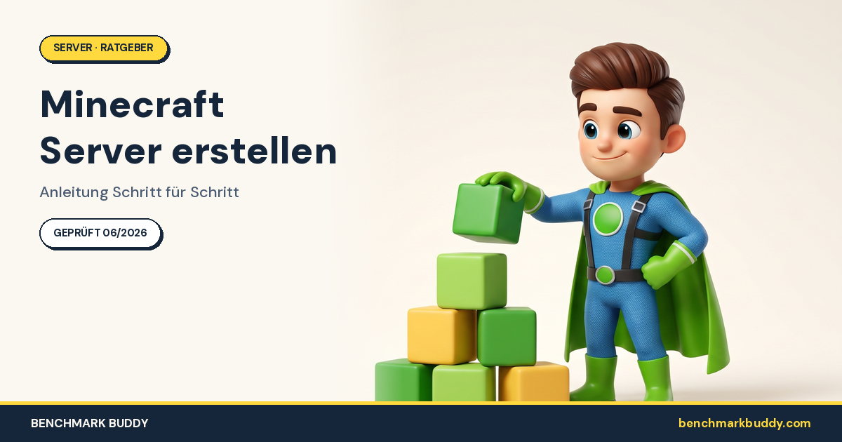 Minecraft Server erstellen 2026: Anleitung Schritt für Schritt
