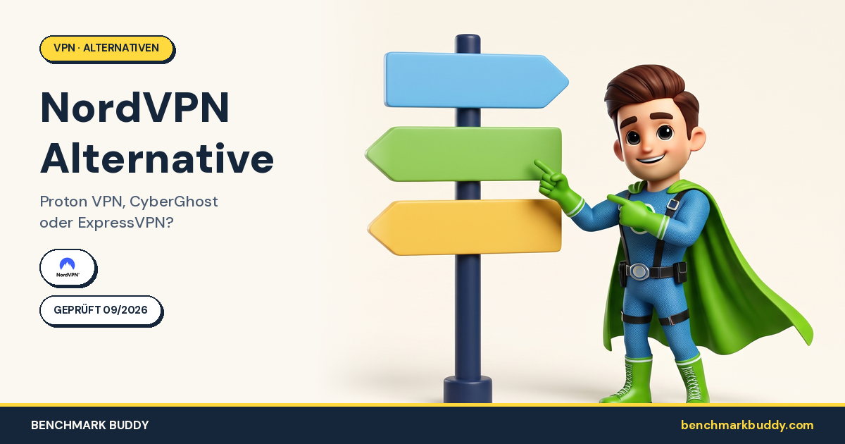 NordVPN Alternative 2026: Proton VPN, CyberGhost oder ExpressVPN?