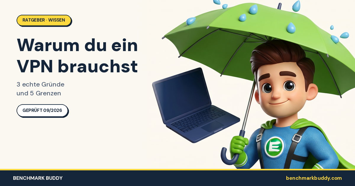 Warum du ein VPN brauchst 2026: 3 echte Gründe, 5 Grenzen und beide Preise