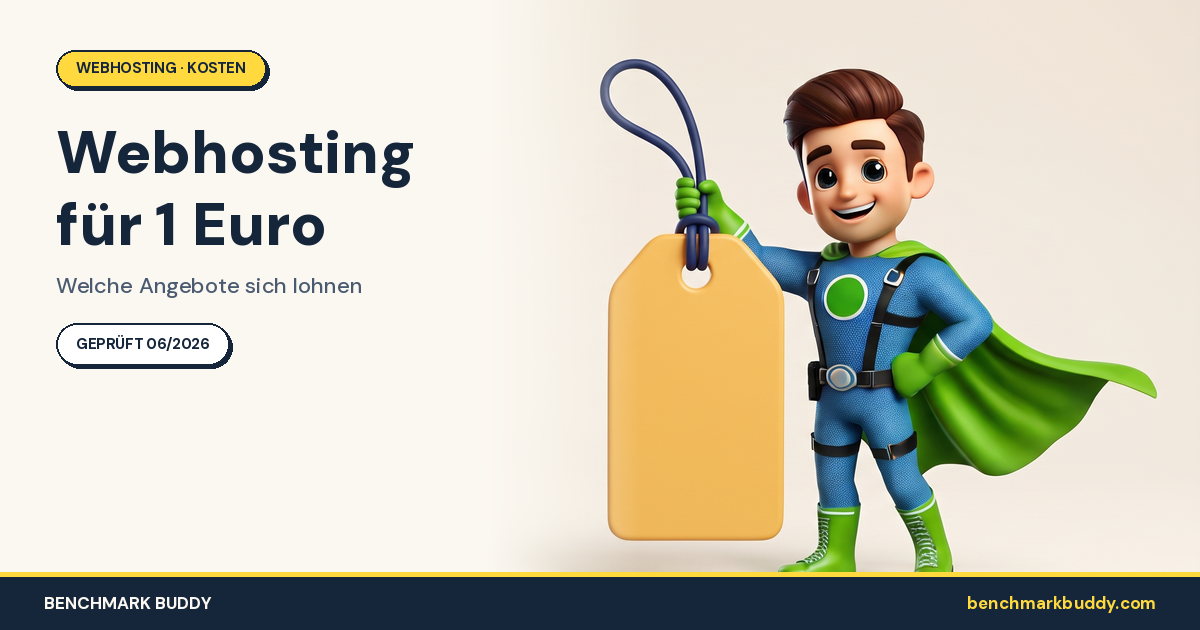 Webhosting für 1 Euro 2026: Welche Angebote sich lohnen