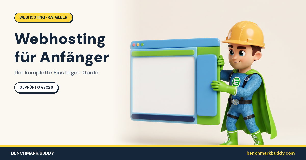 Webhosting für Anfänger: Der komplette Einsteiger-Guide 2026