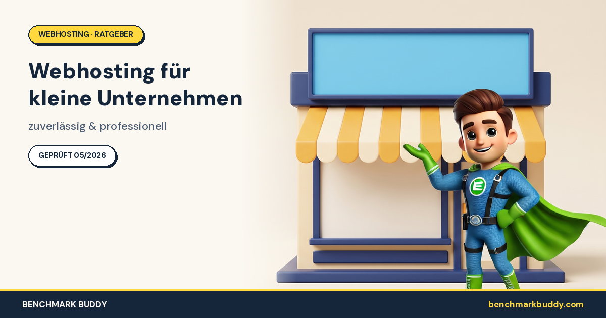 Webhosting für kleine Unternehmen 2026: zuverlässig & professionell