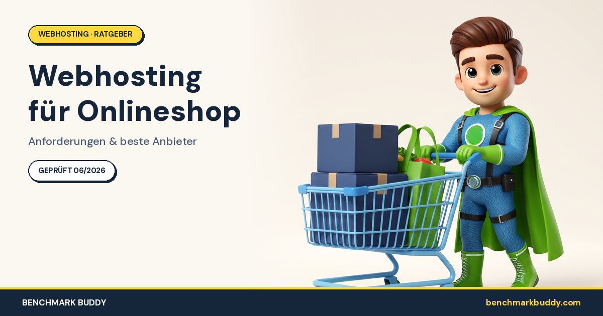 Webhosting für Onlineshop 2026: Anforderungen & beste Anbieter