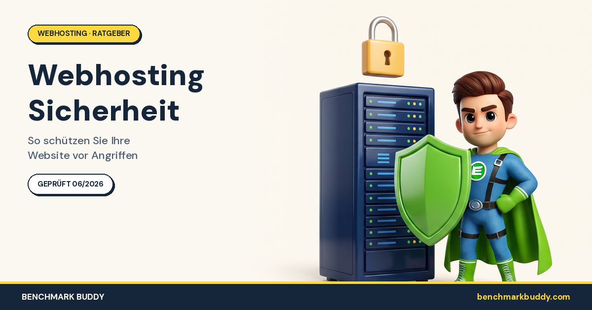 Webhosting Sicherheit 2026: So schützen Sie Ihre Website vor Angriffen