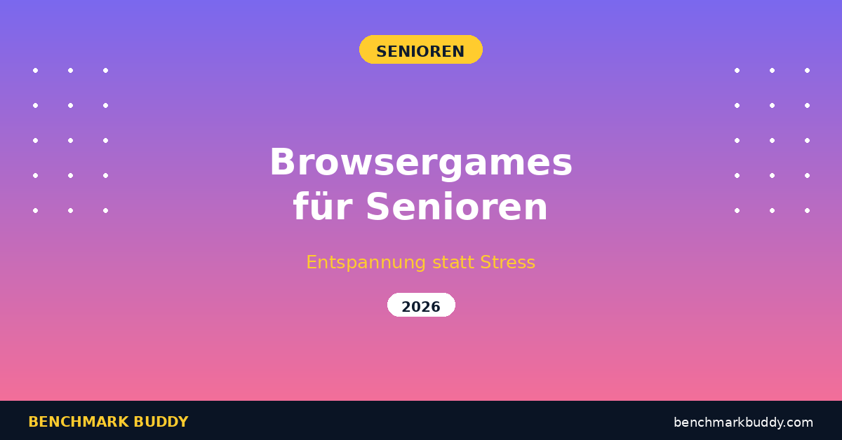 Browsergames für Senioren 2026: Entspannung statt Stress