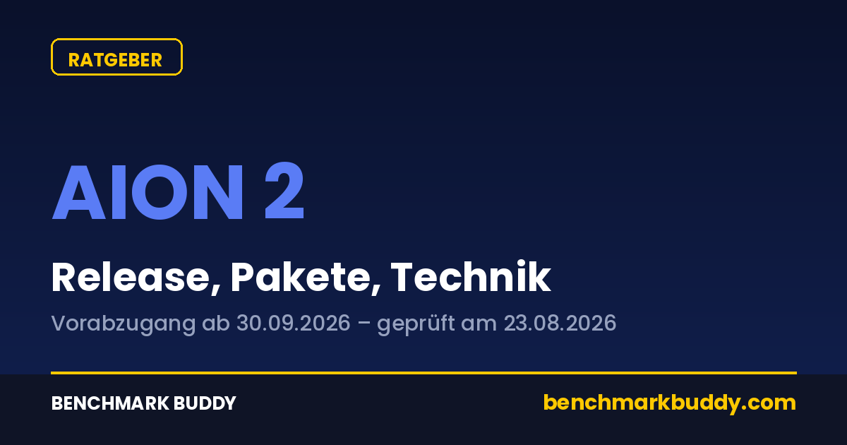 AION 2 Release 2026: Termin, Klassen und Gründerpakete im Check
