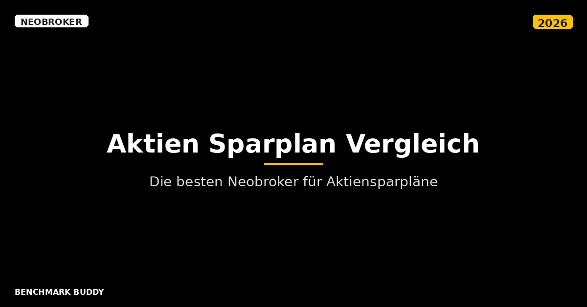 Aktien Sparplan Vergleich: Die besten Neobroker 2026