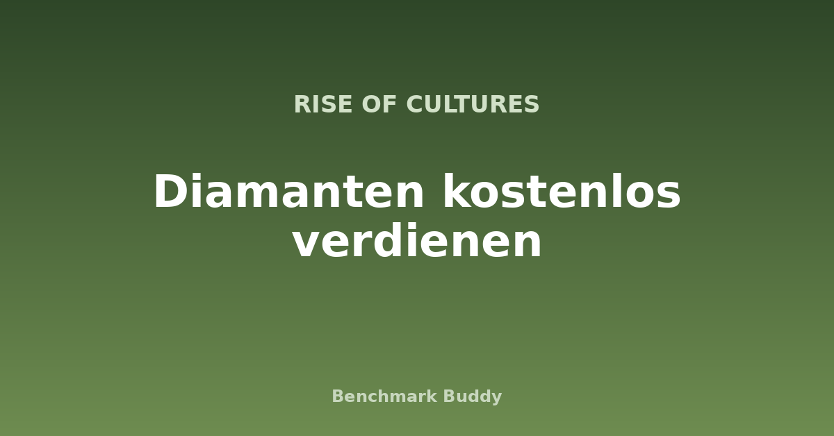 Rise of Cultures: Diamanten kostenlos verdienen – die besten Quellen
