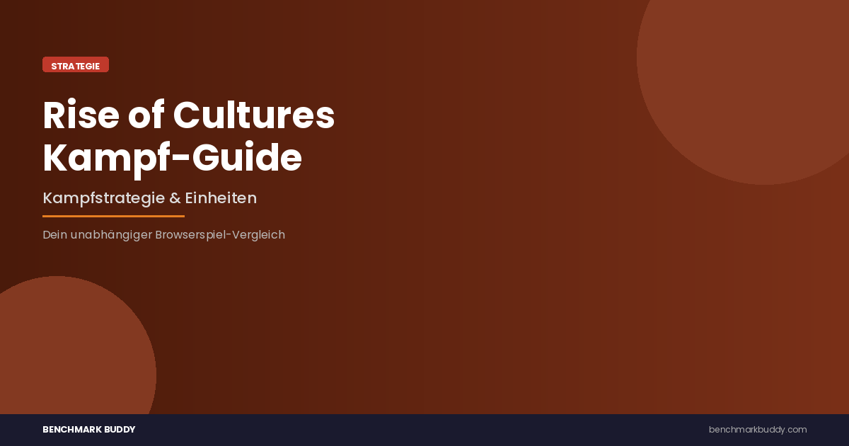 Rise of Cultures: Kampfstrategie & Einheiten-Guide