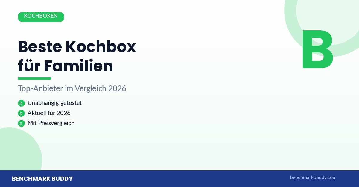 Beste Kochbox für Familien 2026: 5 Anbieter im Familien-Test