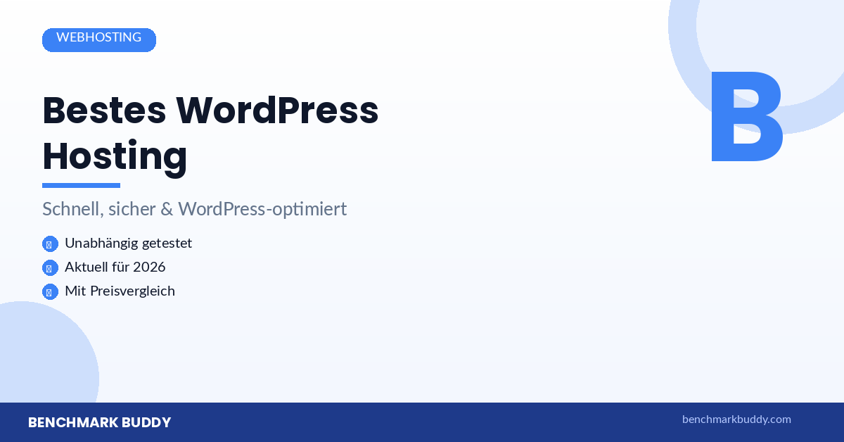 Bestes WordPress Hosting 2026: 7 deutsche Hoster im Vergleich