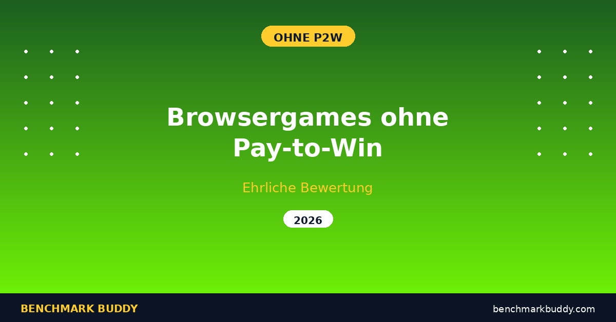 Beste Browsergames ohne Pay-to-Win 2026: Ehrliche Bewertung