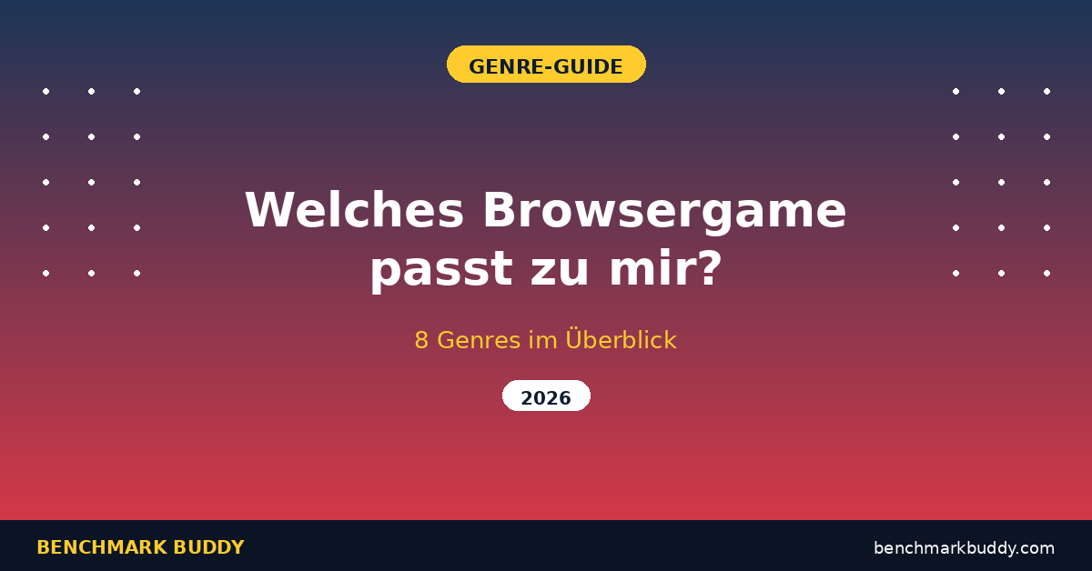 Browsergame-Genres 2026: Welches Spiel passt zu mir?