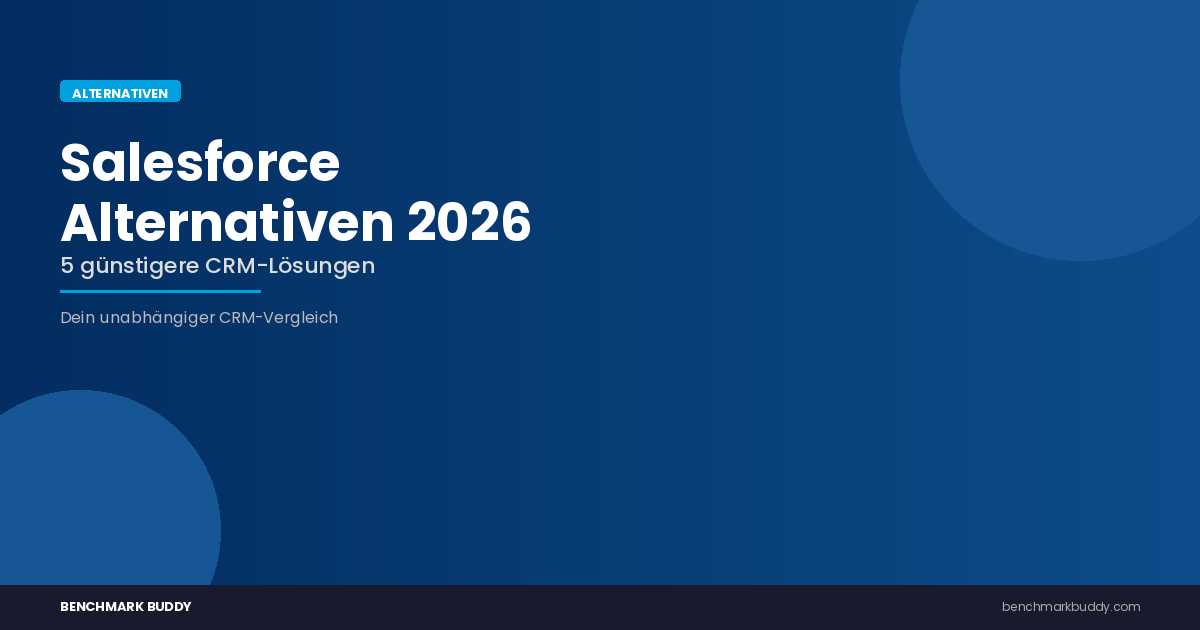 Salesforce Alternativen 2026: 5 CRM-Lösungen, die günstiger und einfacher sind