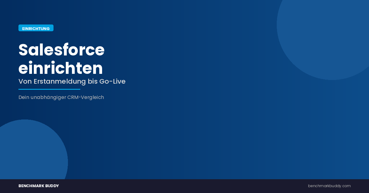 Salesforce einrichten: Von der Erstanmeldung zum produktiven CRM