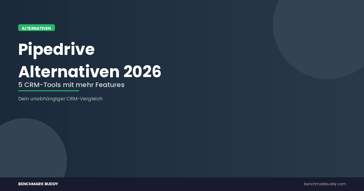 Pipedrive Alternativen 2026: 5 CRM-Tools mit mehr Funktionen