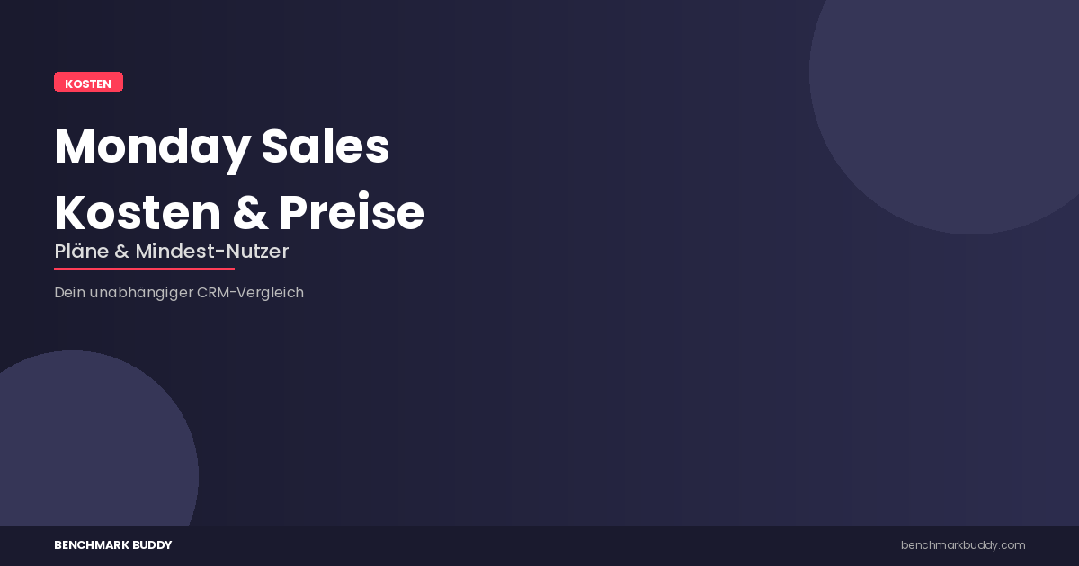 Monday Sales CRM Kosten 2026: Pläne, Preise & was du wissen musst