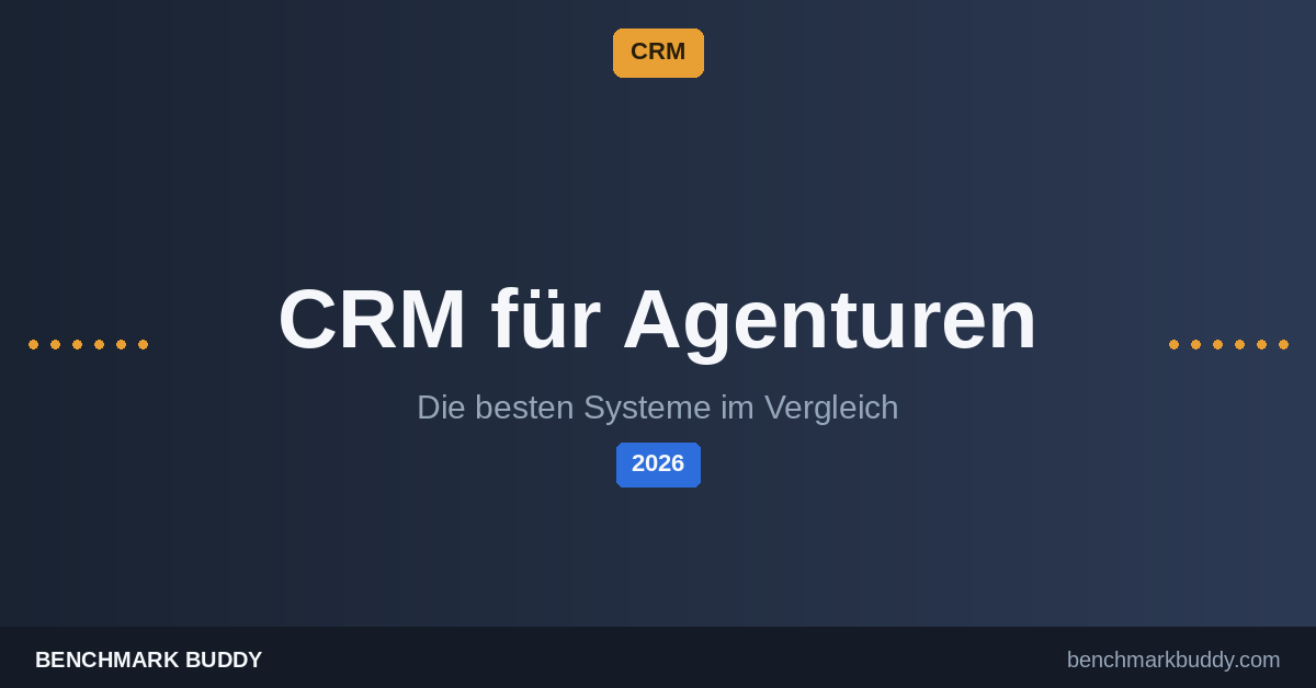 CRM für Agenturen 2026: Die besten Systeme im Vergleich