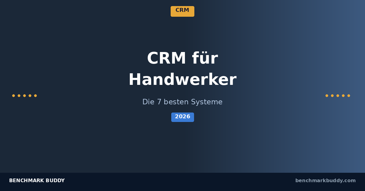 CRM für Handwerker 2026: Die 7 besten Systeme im Vergleich