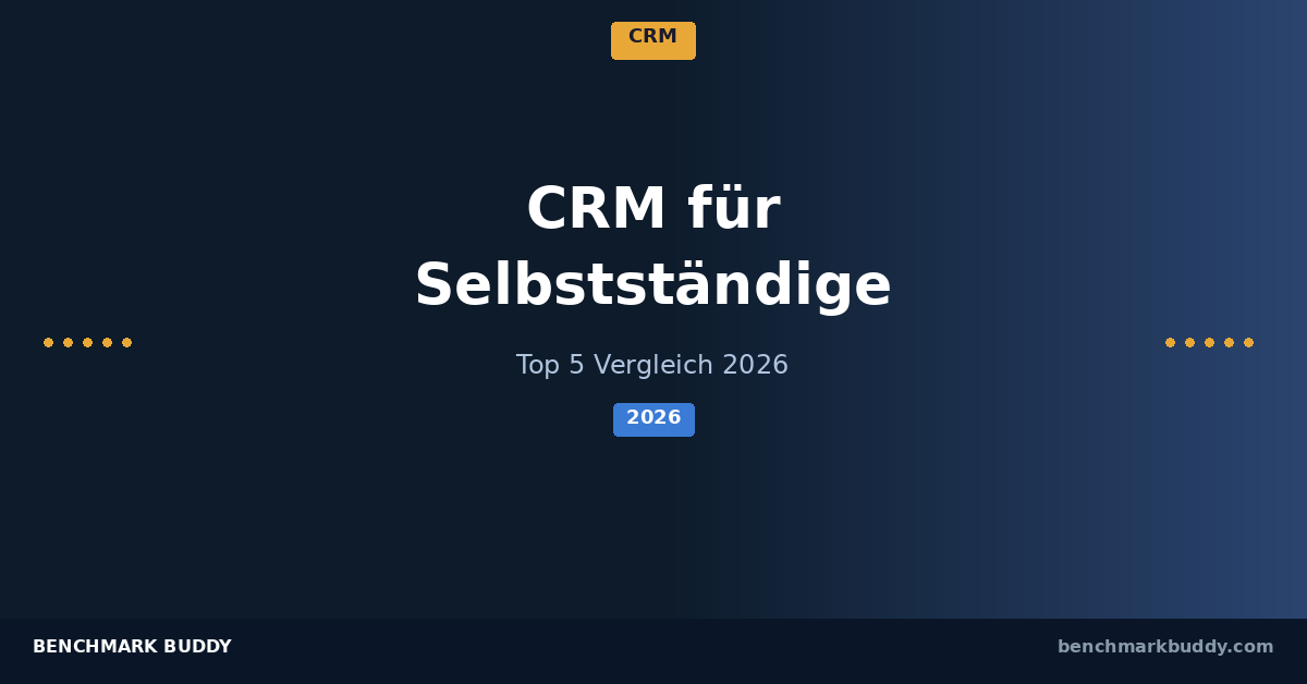 CRM für Selbstständige & Freelancer: Top 5 Vergleich 2026