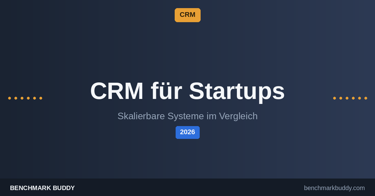 CRM für Startups 2026: Skalierbare Systeme im Vergleich
