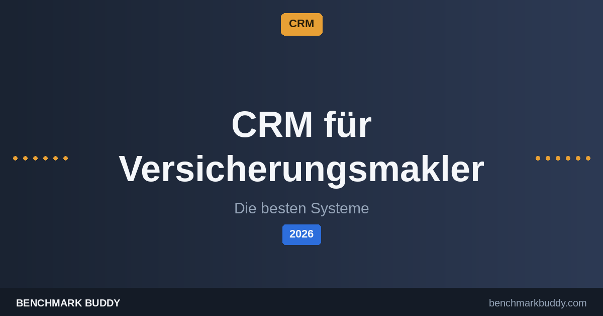 CRM für Versicherungsmakler 2026: Die besten Systeme