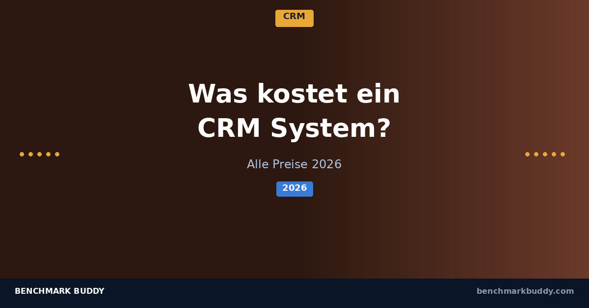 Was kostet ein CRM System? Alle Preise 2026