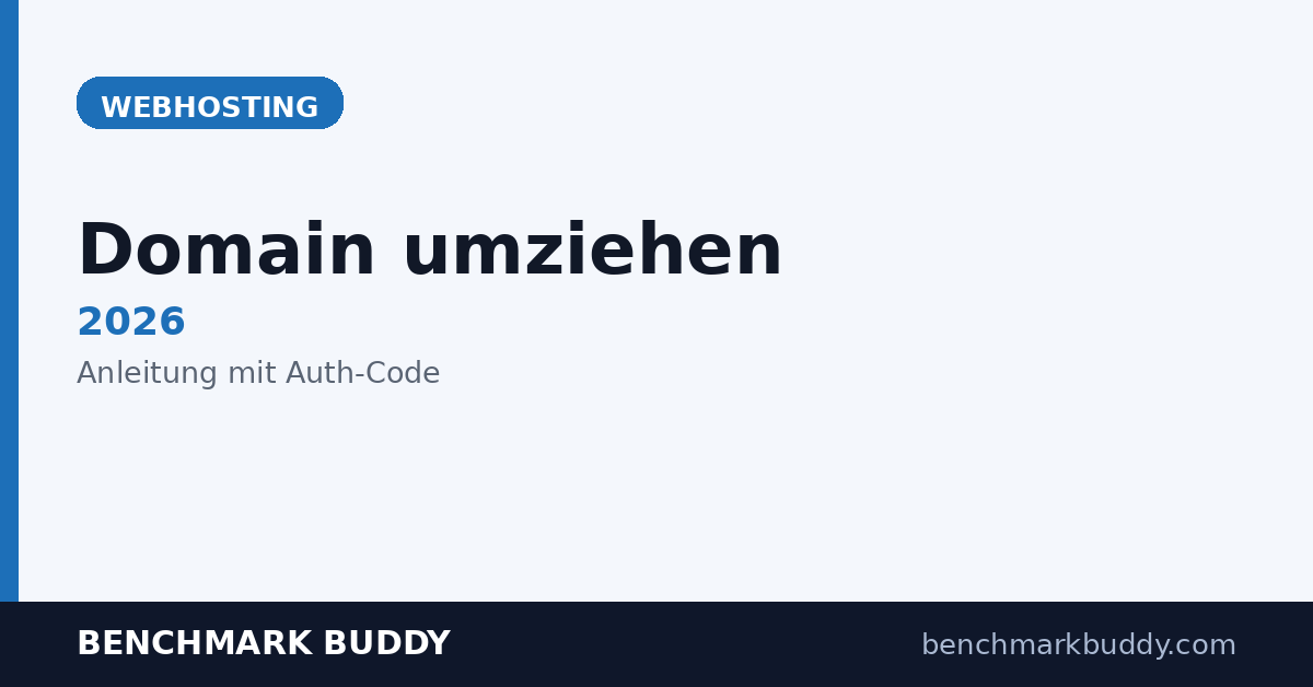 Domain umziehen 2026: Anleitung mit Auth-Code – ohne Downtime