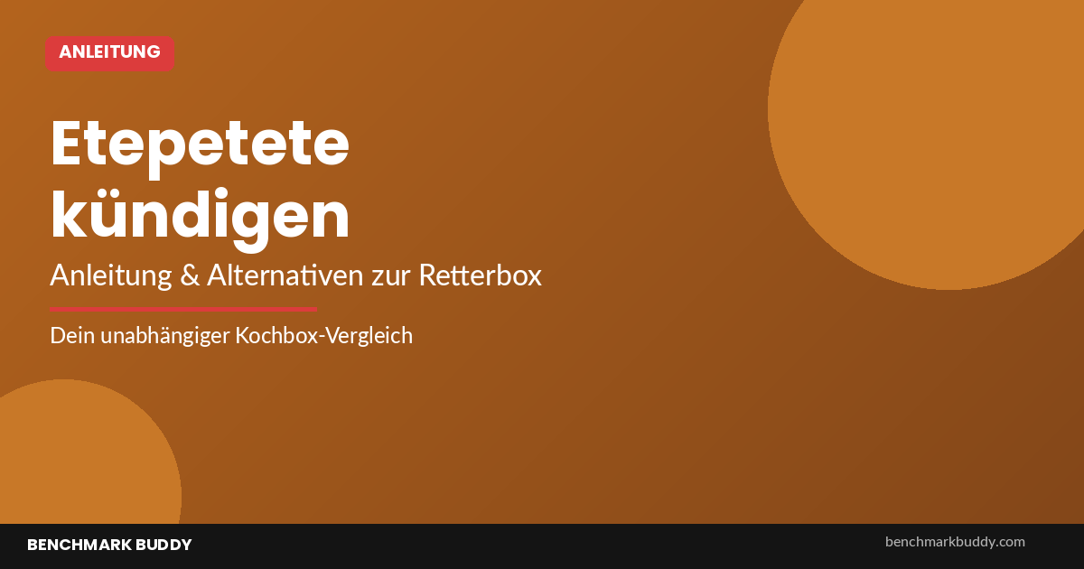 Etepetete kündigen 2026 – Anleitung & Alternativen zur Retterbox