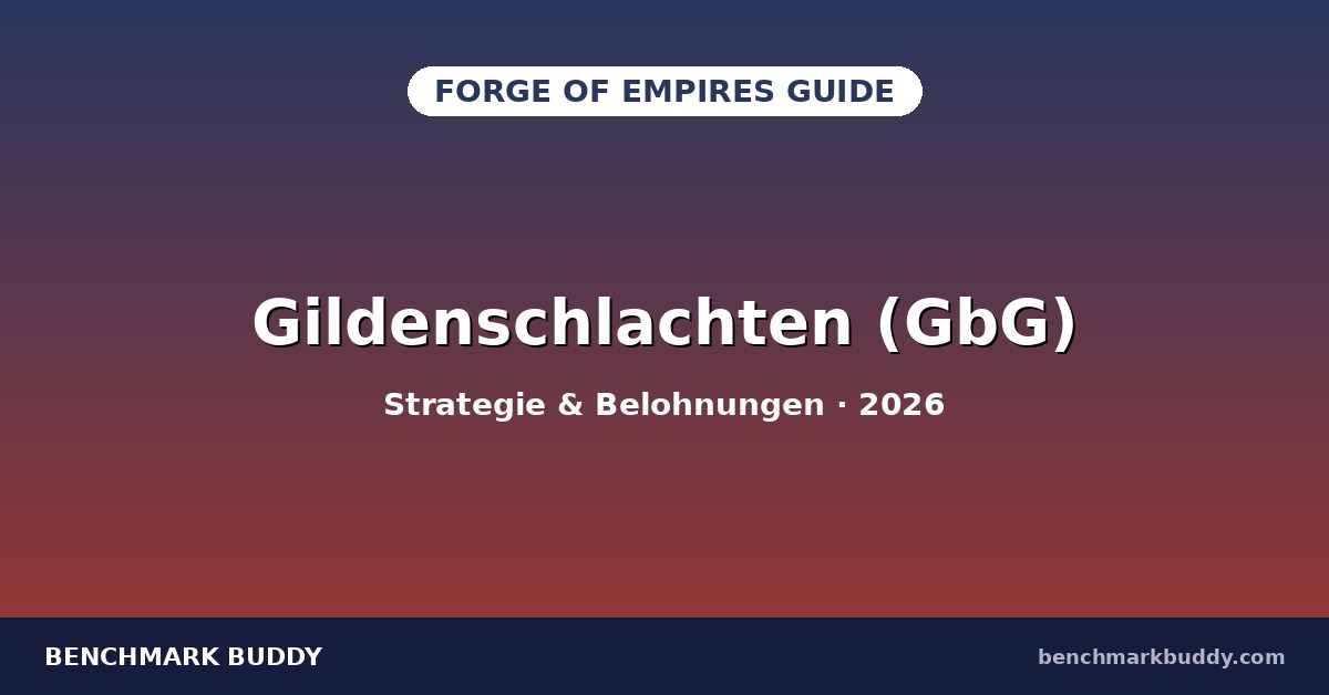 Forge of Empires Gildenschlachten 2026: GbG-Strategie für Anfänger