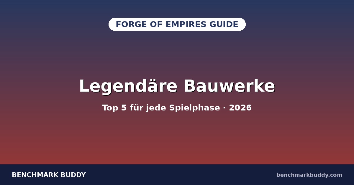 Forge of Empires Legendäre Bauwerke Top 5 (2026): Diese LBs lohnen sich
