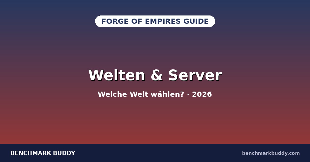 Forge of Empires Welten & Server 2026: Welche Welt wählen?