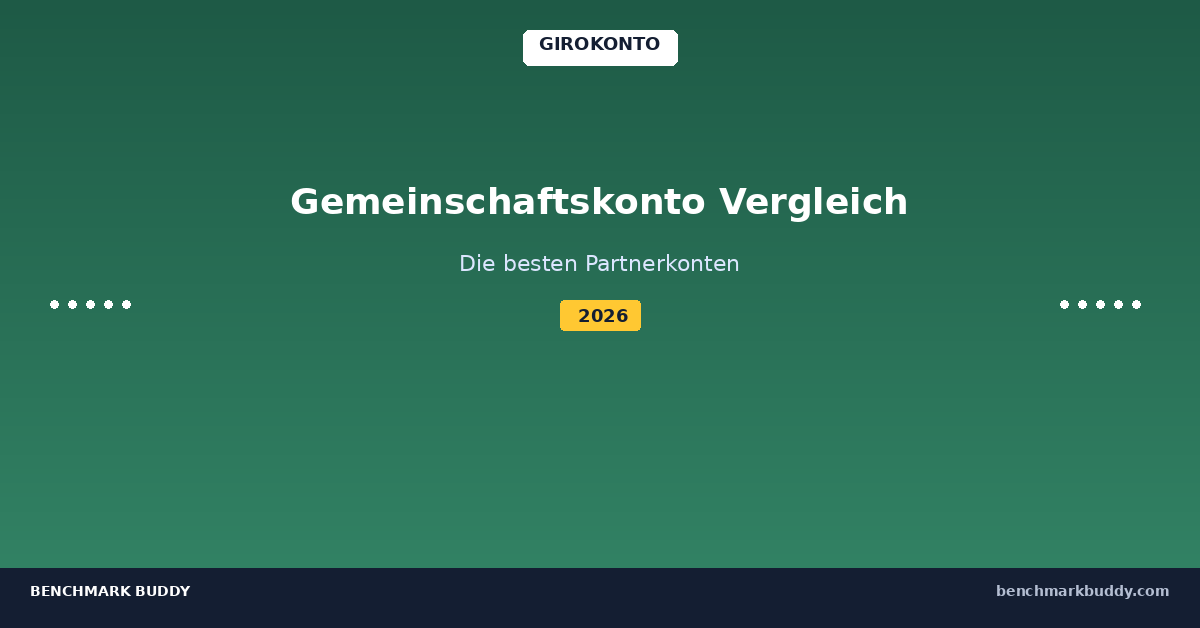 Gemeinschaftskonto Vergleich 2026: Die besten Partnerkonten