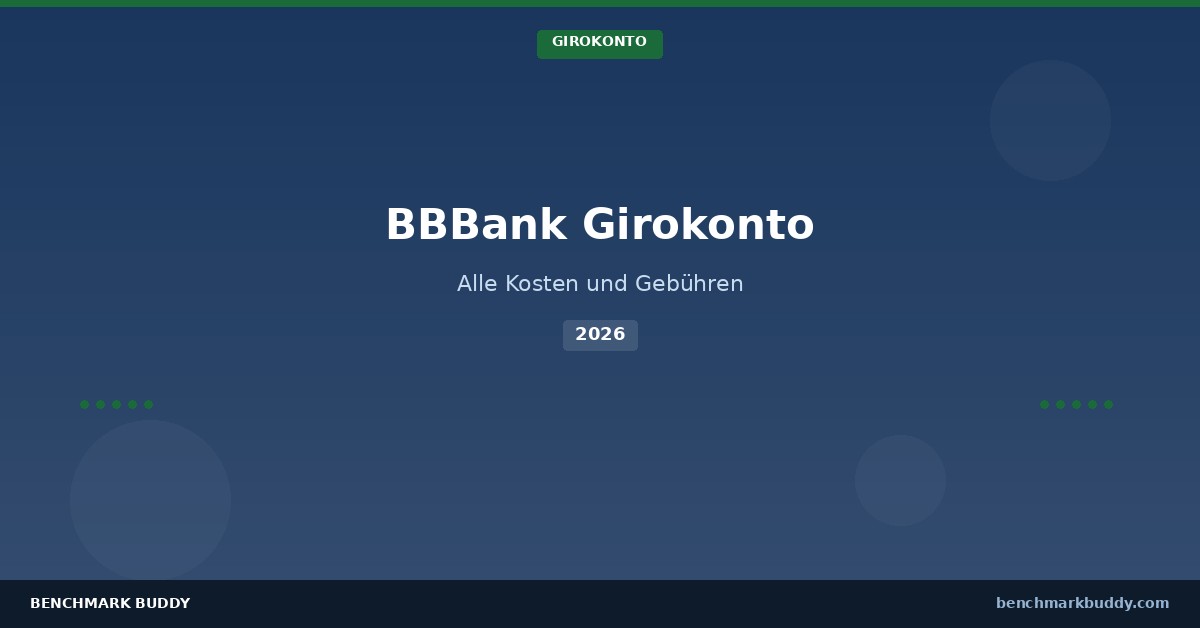 BBBank Girokonto Kosten 2026: Alle Gebühren und Konditionen im Überblick