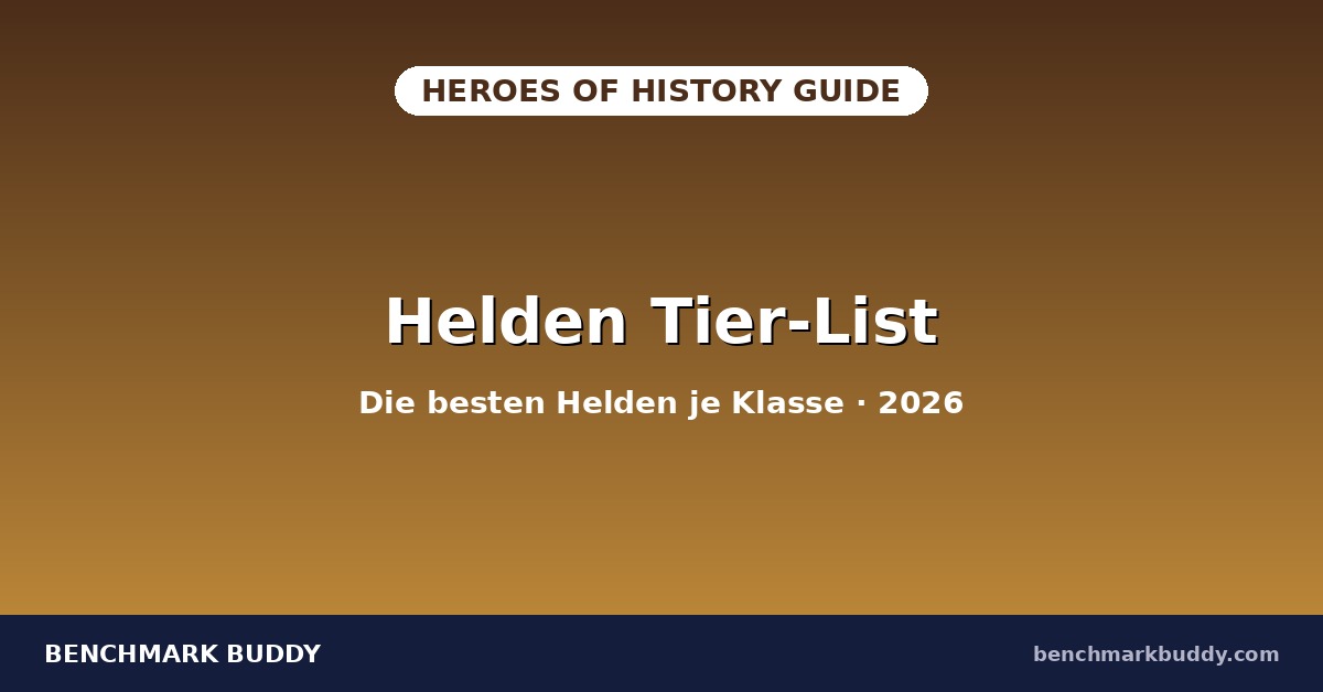 Heroes of History beste Helden Tier-List 2026