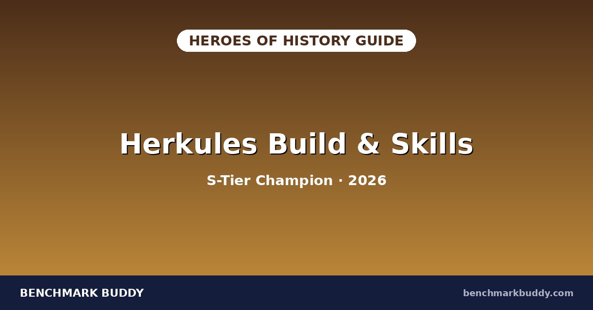 Heroes of History Herkules: Build, Skills & Synergien 2026