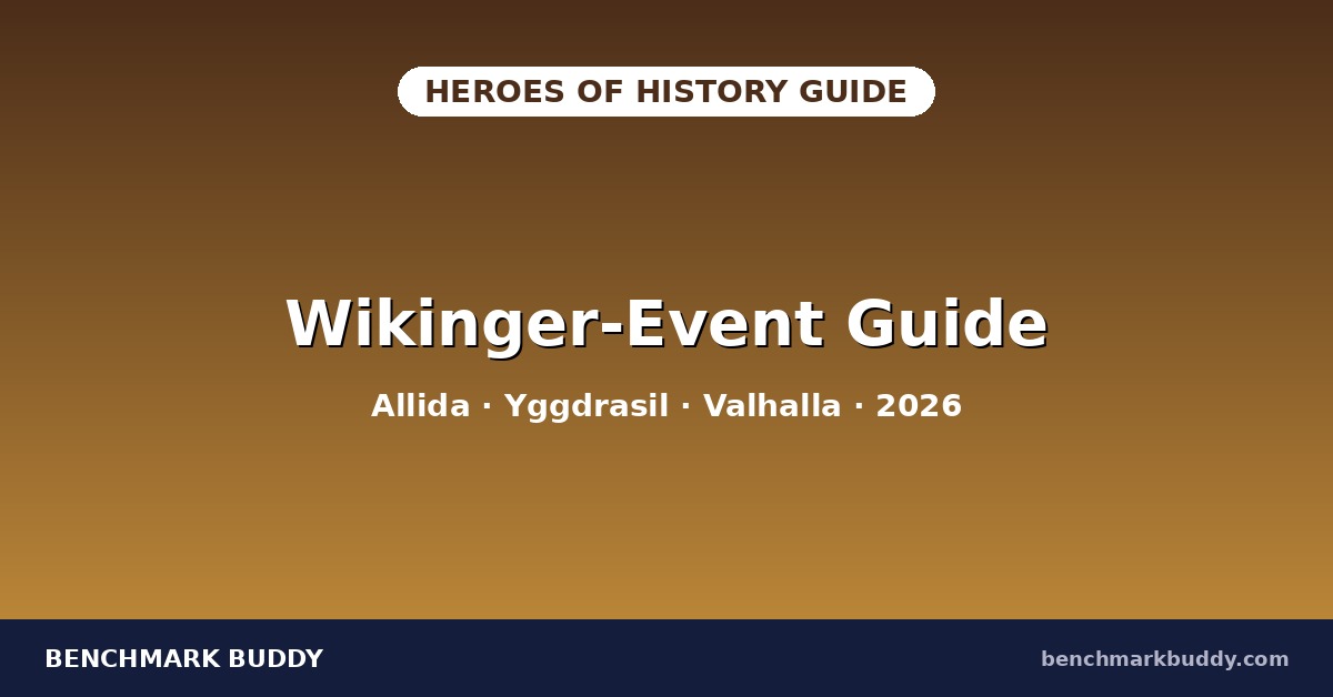 Heroes of History Wikinger-Event 2026: Allida, Yggdrasil & Valhalla