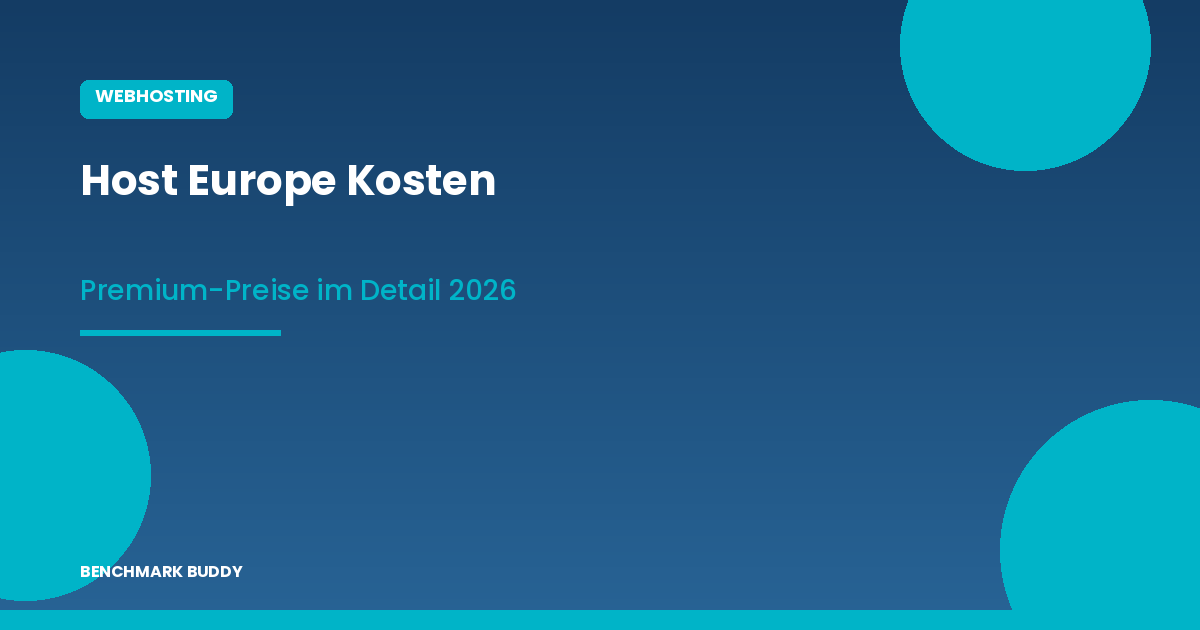 Host Europe Kosten 2026: Premium-Hosting für Profis