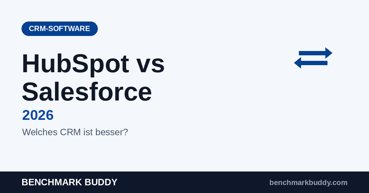 HubSpot vs Salesforce 2026: Welches CRM ist besser?