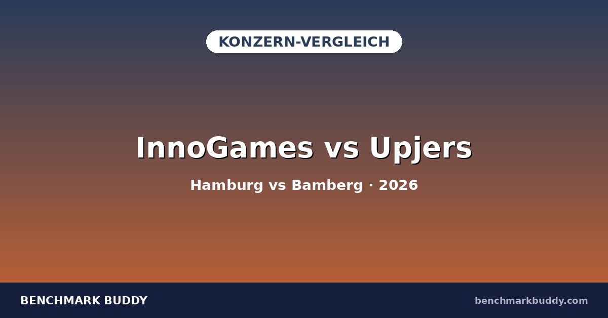 InnoGames vs Upjers: Der große Browsergame-Konzern-Vergleich 2026