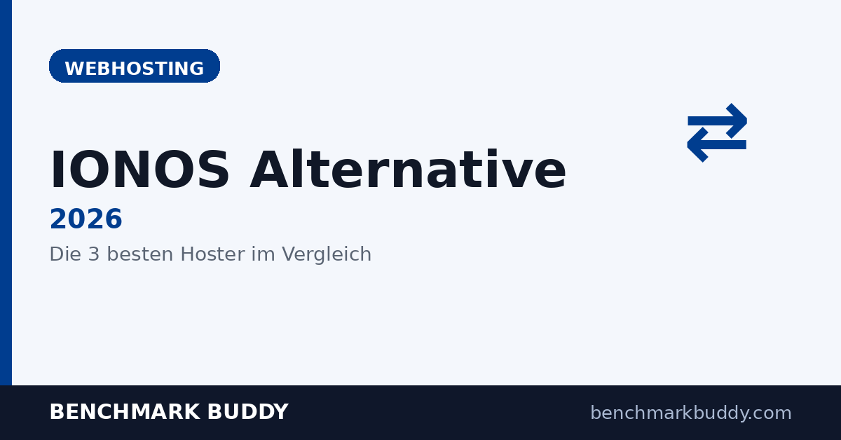 IONOS Alternative 2026: Die 3 besten Hoster im Vergleich