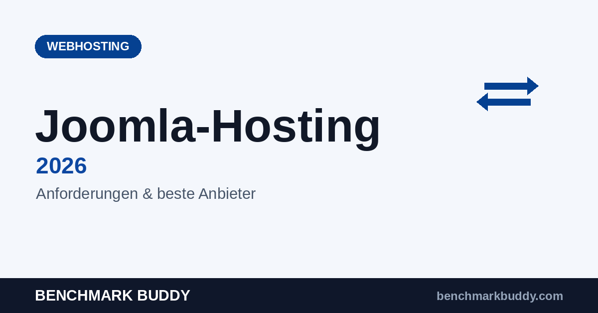 Joomla-Hosting 2026: Anforderungen & beste Anbieter